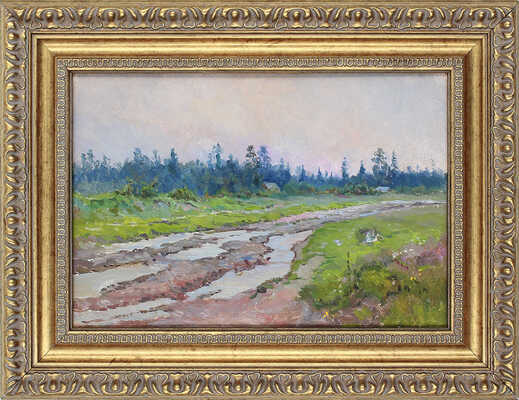 Морозов Константин Феофанович. Пейзаж с дорогой